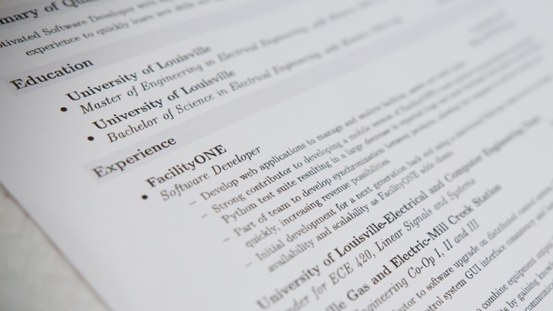 resume